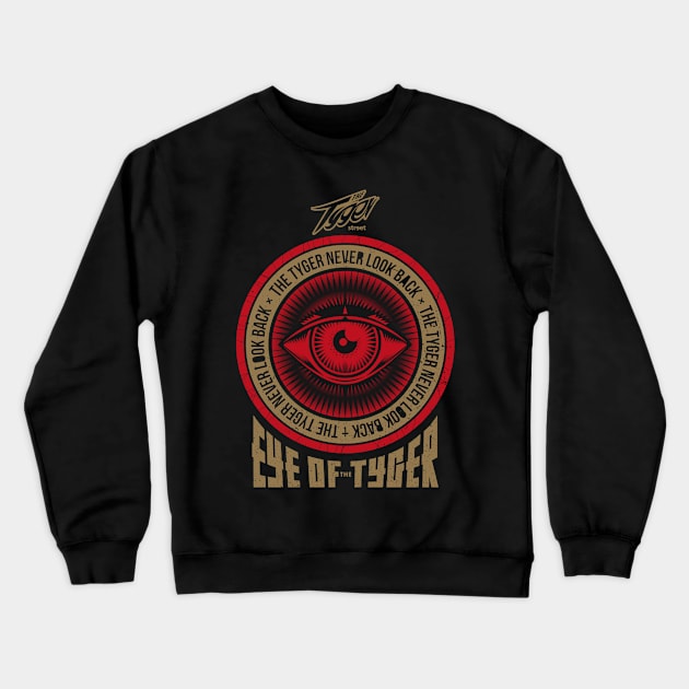 Eye of the Tyger Crewneck Sweatshirt by thetyger